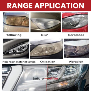 Rayhong Car Headlight Repair <strong>Kit</strong> Haze Yellow Scratch Removing Brightness Improving Headlamp Polishing Surface Sealant Sponge Set - Product Image 6