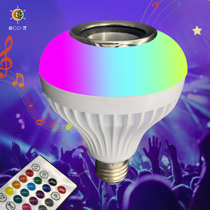 Akıllı ev ışıkları müzik ses RGB LED ampul ışıkları uzaktan kumanda cep telefonu kontrolü - Product Image 1