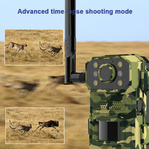 2.7K Ultra HD 4G LTE Cellular Tracking Solar Panel for Wildlife Outdoor Long-Distance <strong>Camera</strong>, with Night Version
