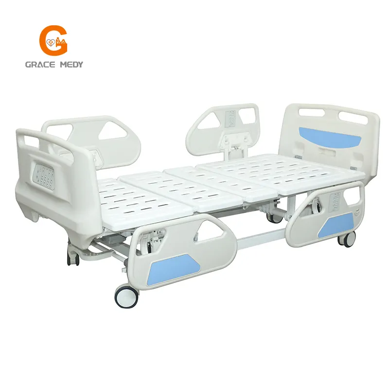 Cama médica ajustable para hospital, equipo médico ajustable con cama de 3 funciones para pacientes en cama, venta al por mayor