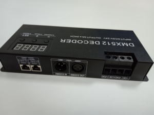 Neue Fabrik Preis hohe Qualität DC5-24V DMX 512 Decoder DMX512-24CH Anzeige DMX512 LED-Controller 24 Stromkreise Kanal