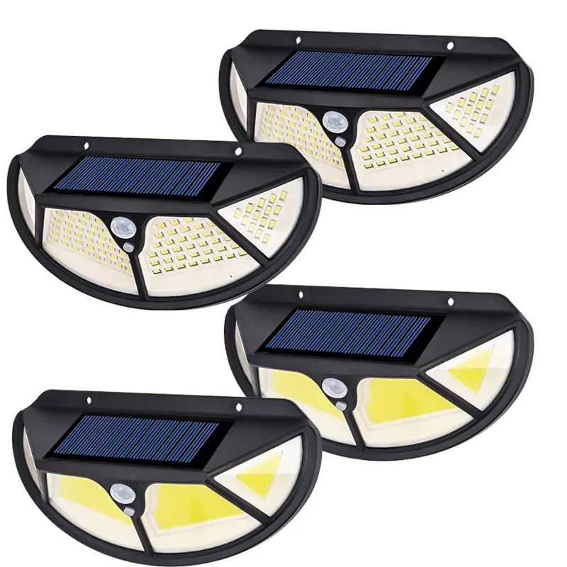 Waterproof Solar Rechargeable Night Outdoor Solar Powered Security Garden Home Outdoor Motion Sensor Led Solar Wall Light