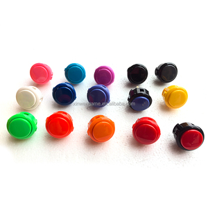 SANWA obsf ปุ่มกดพลาสติก30มม. 24มม. ของแท้จากญี่ปุ่นสำหรับ PS4 PC สำหรับ Xbox hitbox คอนโทรลเลอร์เกมจอยสติ๊กไม่ล่าช้า - Product Image 1