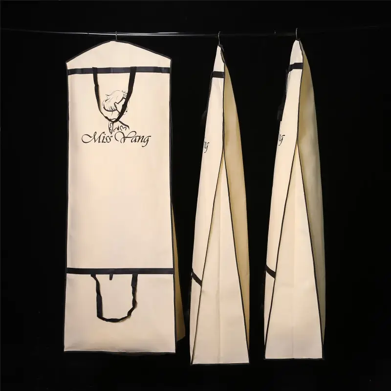 custom printed wedding dress garment bag wholesale wedding dress cover bag dust bag for dresses