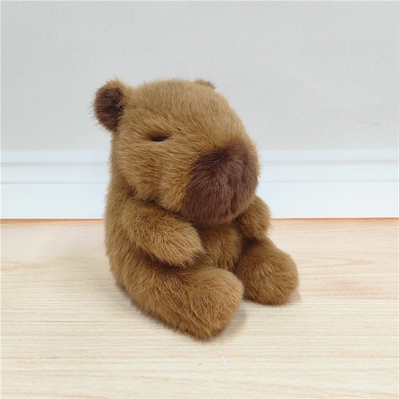 Serie di bambole a sacco di fagioli tascabili antistress da 13 cm: capibara
