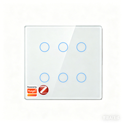 White Zigbee 6gang