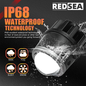 Redsea F20 Auto <strong>LED</strong> Fog Lamps <strong>40w</strong> 3000K 2 Inch Bi <strong>LED</strong> Projector Lens 12V <strong>24V</strong> Driving Light Fog Light for Universal Type - Product Image 6