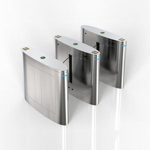 Torniquetes de alto rendimiento Puertas Torniquete automático eléctrico Control DE ACCESO Puerta de barrera de aleta Torniquetes de aleta de alta seguridad - Product Image 4