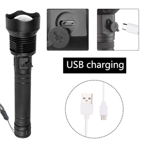 Đèn Pin Chiến Thuật Mạnh Mẽ Siêu Sáng XHP70 Zoom Bằng Nhôm 30W 4000 Lumens Sạc USB - Product Image 4