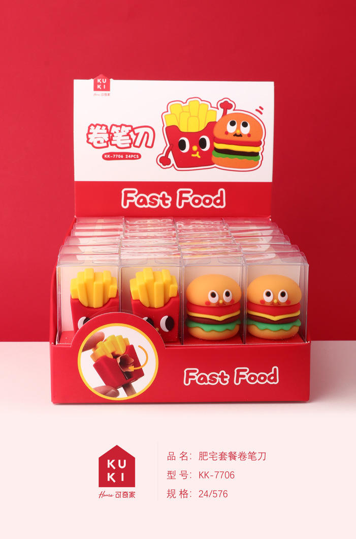 7706 partage de stylo frites burger