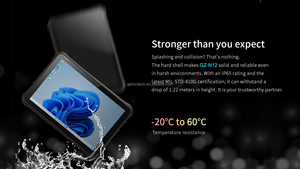GENZO 5g rete semi robusto tablet da 12 pollici Computer portatile industriale con tastiera Tablet robusto da 12 pollici - Product Image 3