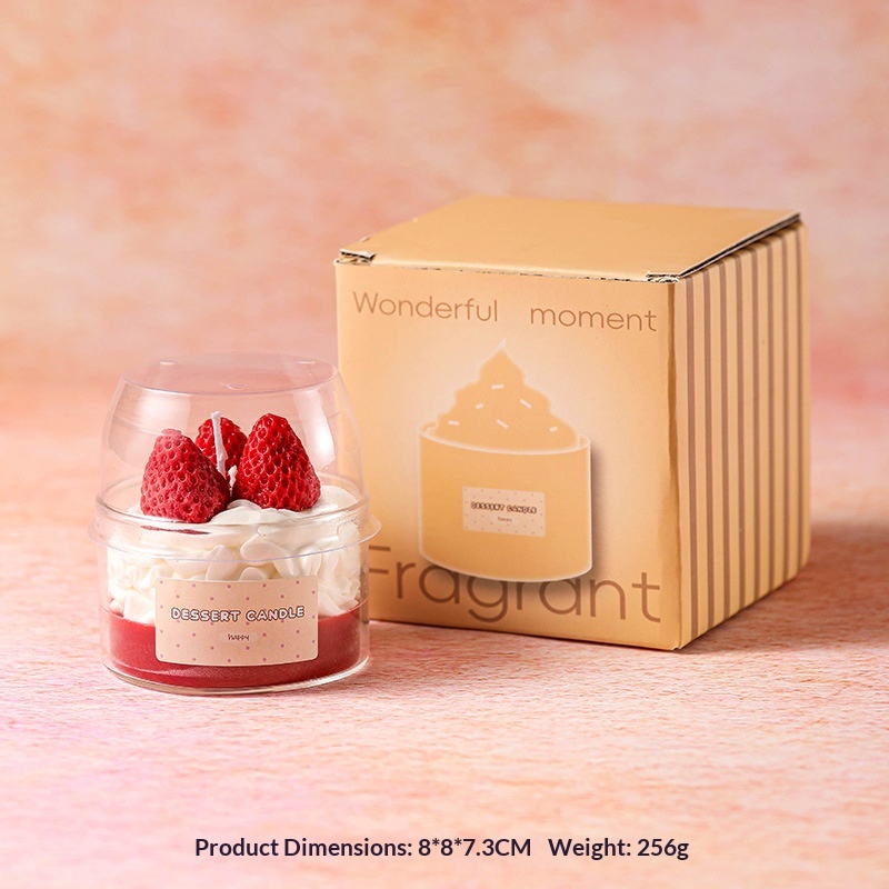 Mini cupcake à la crème de fraise (Saveur : Fraise)
