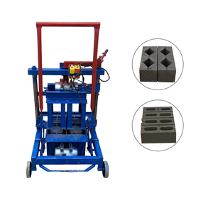 Máquina de ladrillos de cemento semiautomática sólida de construcción pequeña Maquinaria de fabricación de bloques huecos eficiente - Product Image 2