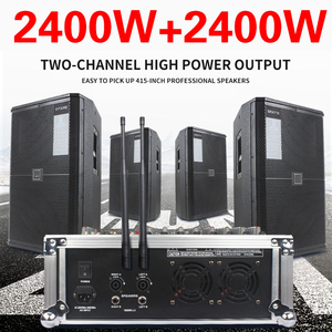 <strong>MIC</strong>-GH980 8 Channel 2800W*2 Powered Professional Mixing Console Audio Devices Suitable for Various Music Scenes Stage DJ - Product Image 4