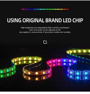 Tcwin RGB 5050 Bunt adressierbare APP Fernbedienung LED-Licht leiste IP65 IP68 für Schwimmbad dekoration Außen leuchte USB DC5V - Product Image 5