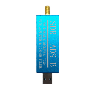 TCXO SDR w/Amp blu quadrato connettore paratia SMA costruito in AMP filtro LNA RTL2832 1090 978Mhz per ADS-B utilizzando un Raspberry Pi - Product Image 5