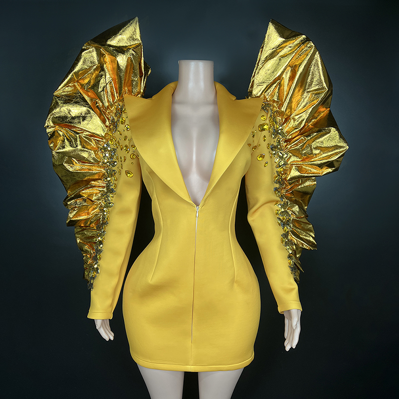 Yellow with gold