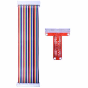 Scheda di estensione tipo T GPIO con cavo piatto a 40pin per Raspberry Pi B + - Product Image 5