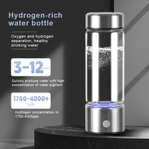 Yenvqee Mới Tùy Chỉnh Logo Thép Không Gỉ Cao Thủy Tinh Borosilicate Spe/Pem 1500ppb Điện Phân Hydrogen Nước Giàu Chai - Product Image 4