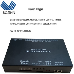 Online Offline WS2812B WS2811 UCS1903 RGB striscia di luce a LED con telecomando Controller LED lampada Matrix Art SD Card indirizzabile - Product Image 5