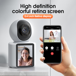 Videocamera visuale a due vie chiamata vocale con quadrante con un clic per visione notturna domestica Monitor WiFi sensore di Imaging per schede di memoria - Product Image 2