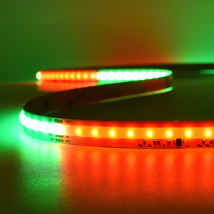 Rainbow Dream Color Smart Digital RGB Flexible COB <strong>LED</strong> Strip Light DC 24V 420Chips/m RGBIC Pixel COB Addressable Strips - Product Image 1