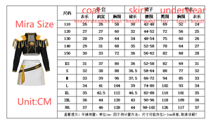 ชุดคอสเพลย์สีดำและสีทองสำหรับเด็กผู้หญิงชุดคอสเพลย์อนิเมะและเกมคอสเพลย์เครื่องแต่งกายบนเวทีฮาโลวีน - Product Image 5