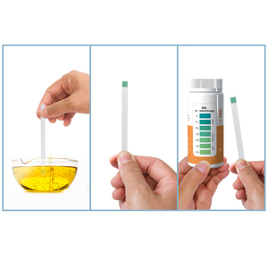 Hızlı doğru sonuçlar ile pişirme/kızartma yağı kalitesi FFA ve yağ asidi Test cihazı için profesyonel yağ Test şeritleri kiti - Product Image 5