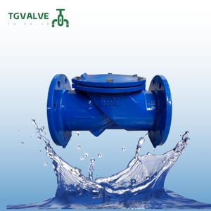 橡胶翻板止回阀h44x-16q防回流反向水阀法兰单向止回阀 - Product Image 6