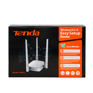 Tenda N318 Cho Nhà Sử Dụng Thiết Kế Mạnh Mẽ Được Xây Dựng Cho Bụi Hội Thảo Và Biến Điện Áp 300Mbps Max. LAN Tốc Độ Dữ Liệu - Product Image 2