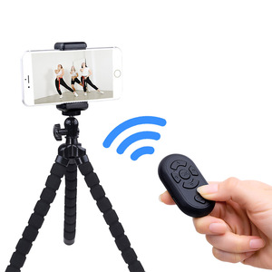 Deklanşör düğmesi selfie aksesuar kamera iphone ve android için şarj edilebilir fotosel kontrol bluetooth uzaktan deklanşör - Product Image 3