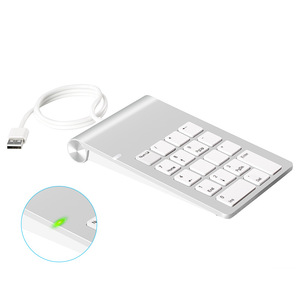 Teclado numérico con cable Oficina Financiera 18 teclas teclado de contabilidad para teclado Apple