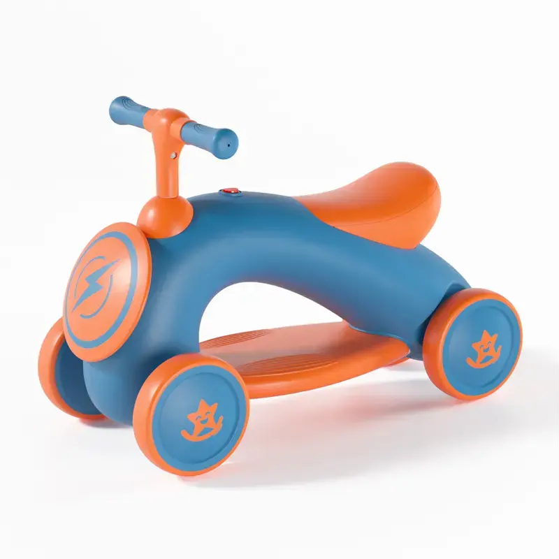 4 Rad multifunktion ale Fahrt auf Spielzeug auto Fuß zu Boden Smart Kids Scooter Kinder 1-2-3-6-12 Jahre alten Jungen und Mädchen