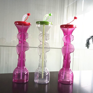 Personalized 36OZ Plastic Slush <strong>Cups</strong> with Smoothie Type - Product Image 1