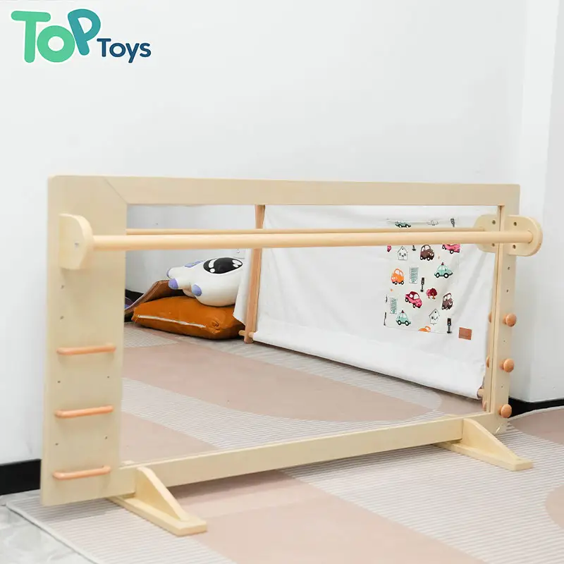 TOP Montessori Kindergarten Early Teaching Wooden and Acrylic Wall Mirror For Toddlers Children's Balance Walking