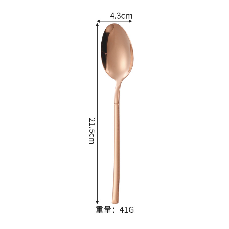 Cuillère Knight-Rose Gold