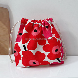 Abric-bolsa con cordón extra grande para maquillaje, bolso de nailon con cordón - Product Image 5