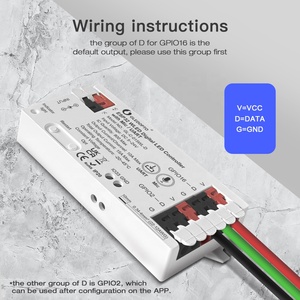 Gledopto-Controlador de tira LED direccionable con WiFi inteligente, módulo ESP32, control remoto de red LAN, controlador WLED, 1/2 - Product Image 3