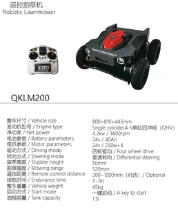 Multifunctional Remote Control Lawn Mower Lawn Mower <strong>Robot</strong> - Product Image 4