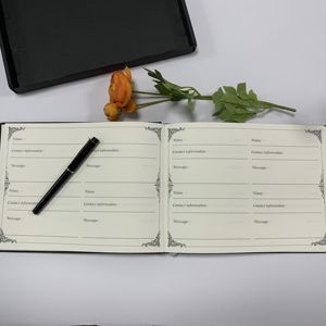 SM-JZ051高品质葬礼登记簿葬礼留言簿签名、慰问、庆祝生命 - Product Image 4