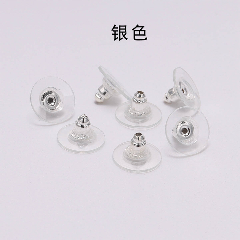 Auriculares con forma de OVNI, plateados, 100 unidades por paquete