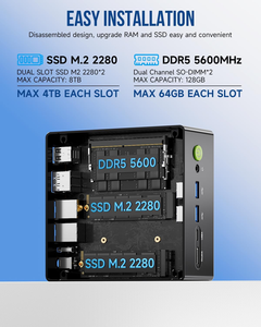 Gmktec R7บวก K8 8845HS มินิพีซี Win 11 Pro DDR5 5600MHz PCIe4.0 NVMe SSD BT5.2 WIFI6มินิพีซีเกม - Product Image 5