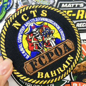 Tùy Chỉnh Velcro Cap Hat Các Bản Vá Lỗi Thiết Kế Sang Trọng Sắt Trên Jean Silicone PVC Chiến Thuật Thêu Vá Bãi Biển Cổ Điển Tùy Chỉnh Các Bản Vá Lỗi - Product Image 5