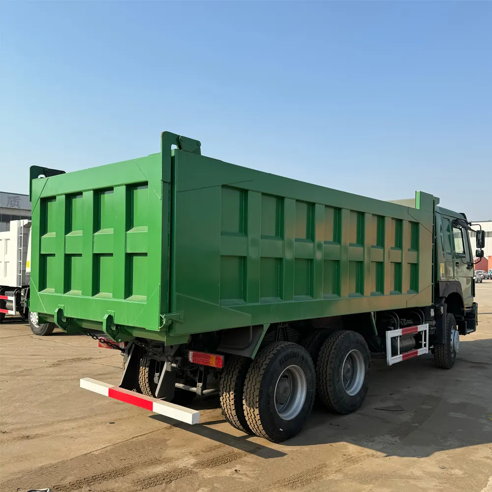 High quality price discount 6x4 howo Euro 2 371 HP used tipper truck dump truck for sale