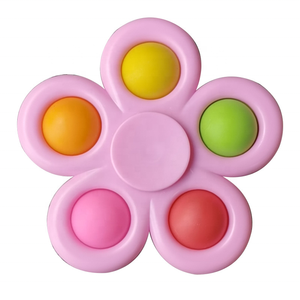 Bán buôn năm ngón tay Bong Bóng âm nhạc Silicone trẻ em của xoay ngón tay ngón tay Gyro Vent giải nén đồ chơi - Product Image 4