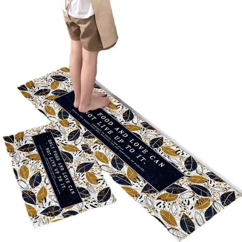 Tapis de sol de cuisine moderne, paillasson pour salle de bains, long paillasson pour pieds, tapis d'entrée