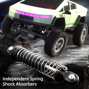 1:18 Модель Tesla Cybertruck, Радиоуправляемый внедорожник, недавно выпущенный, 2,4 г, металлический автомобильный интеллектуальный пульт дистанционного управления - Product Image 6