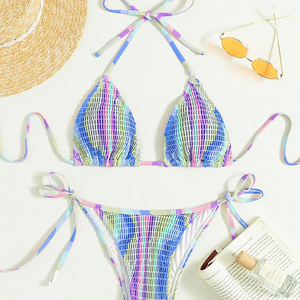 Custom Set Open Back <strong>G</strong>-<strong>String</strong> Swimwear <strong>String</strong> Beachwear Young Hot Girls Bikinis Two Piece Set,custom Bikini Set for Sale - Product Image 2