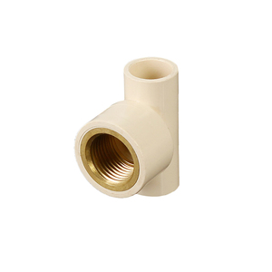 HomeKER ISO 1/2 INCH CPVC Plastic Smooth Surface Adapter Welded Nipple for Cold &amp; Hot <strong>Water</strong> <strong>ASTM</strong> D2846 Compliant Pipe Fittings - Product Image 4