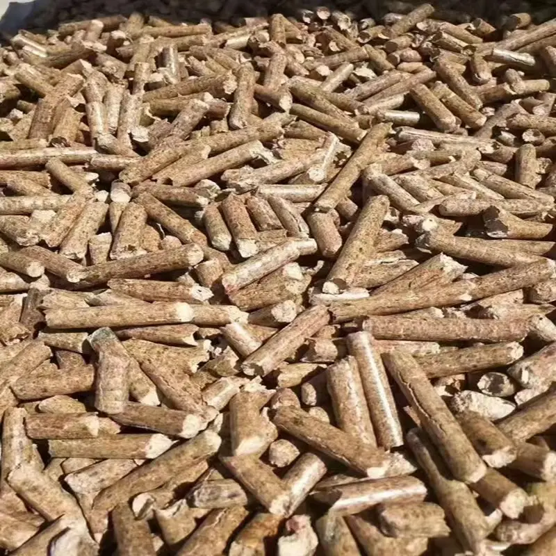 Pure white wood pellets high-quality wood pellets
